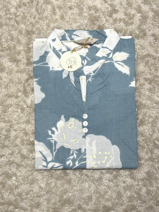 Cotton Floral printed short kurta