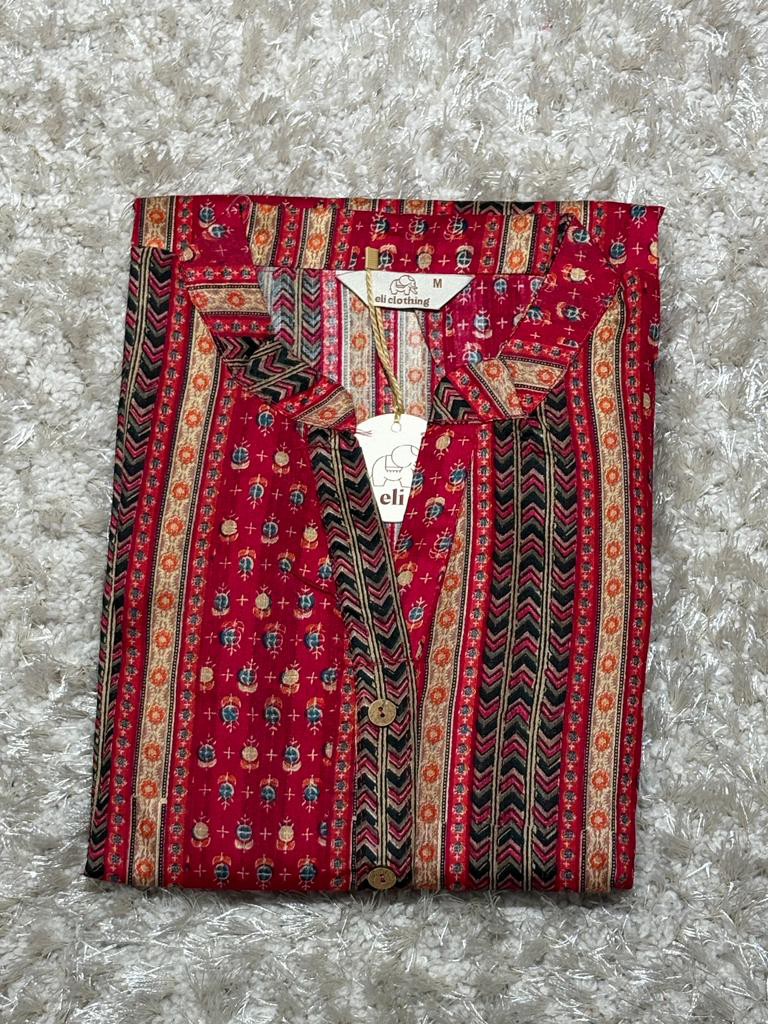 Jam Cotton printed Short Kurta