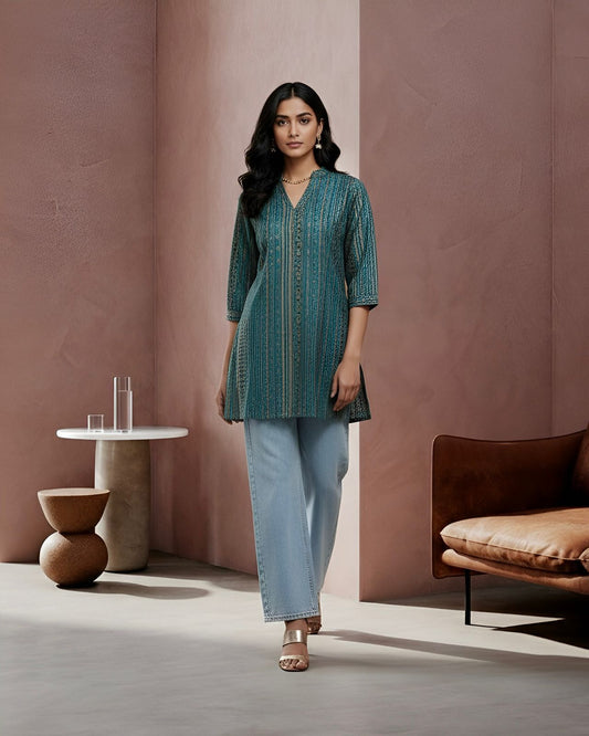 Jam Cotton short kurta