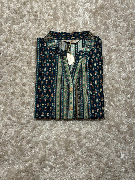 Jam Cotton Printed short Kurta