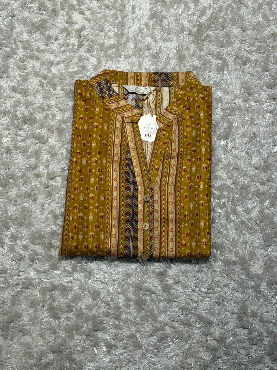 Jam Cotton Printed short kurta